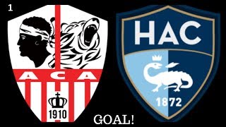 Ac Ajaccio - Le Havre 1-0 Goal 5 By Gaëtan Courtet