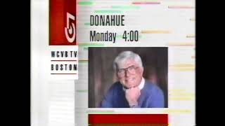 WCVB (ABC) 'Donahue' Promo 1991