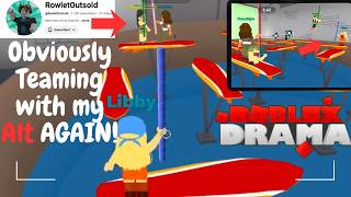 Obviously playing on my ALT AGAIN in Total Roblox Drama (THEY WERE MAD, DRAMA, FUNNY MOMENTS)