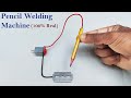How to make simple pencil welding machine at home with motor  diy 12v welding machine