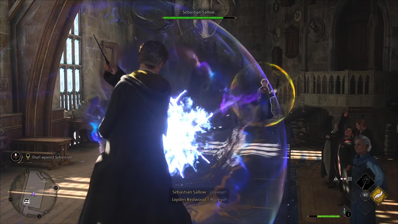 Hogwarts Legacy First Duel | Hard Difficulty | 2160p60 HDR