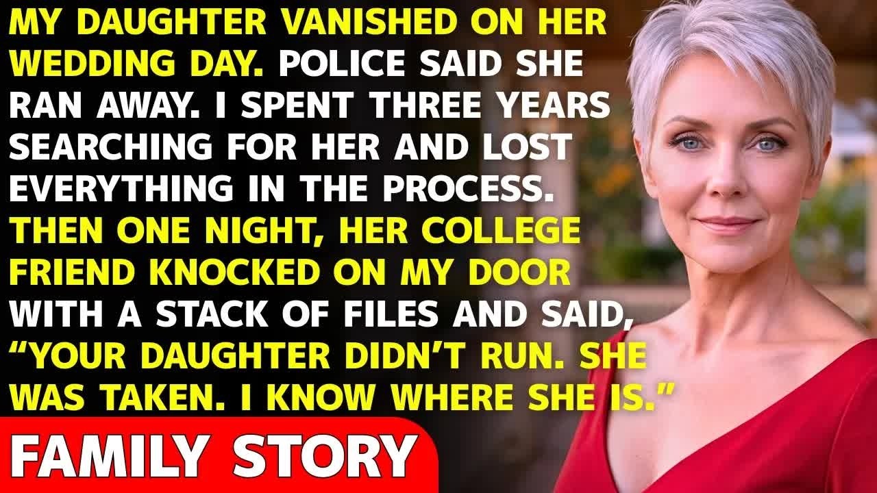 My Daughter Vanished On Her Wedding Day — 3 Years Later, Her College Friend Knocked With The Tru