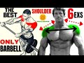 6 BEST SHOULDERS WORKOUT WITH BARBELL ONLY / Les meilleurs exs Musculation épaules avec barre