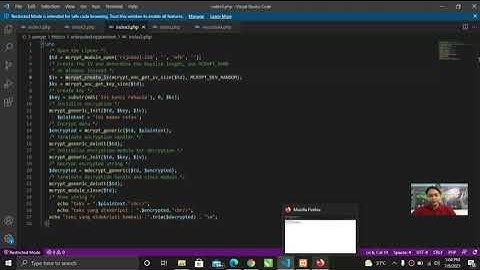WOW!!! Vidio Presentasi Pengamanan sistem komputer,Membuat Enkripsi BASE64 dengan PHP