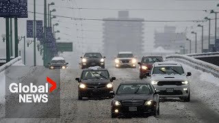 'Commute from hell': BC snowstorm causes traffic mayhem in Metro Vancouver