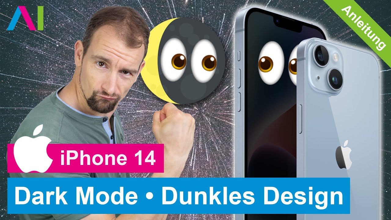 iPhone 14 - Dark Mode / Dunkelmodus / Nachtmodus •  • 📱1️⃣4️⃣ • 🌚 • Anleitung | Tutorial