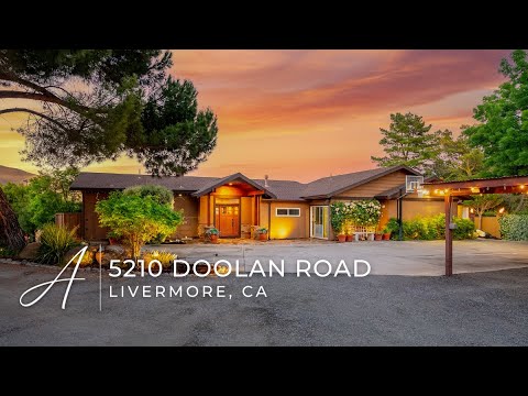 5210 Doolan Road, Livermore, CA home video tour