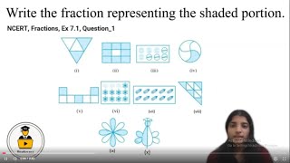 Class 6 NCERT Maths | Ch 7: Fractions| Ex 7.1 Q1 Solution screenshot 1