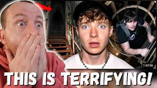 THIS IS TERRIFYING! Sam & Colby We’ll Never Come Back to This Haunted Factory (REACTION) w/ The Boys
