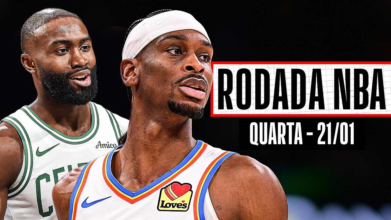 SHAI tem noite estrelada e faz 40 PONTOS contra GIANNIS - Rodada NBA 21/01