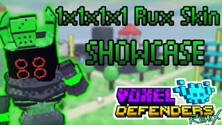 Mostrando A Nova Skin Do Rux No Voxel Defenders Remix