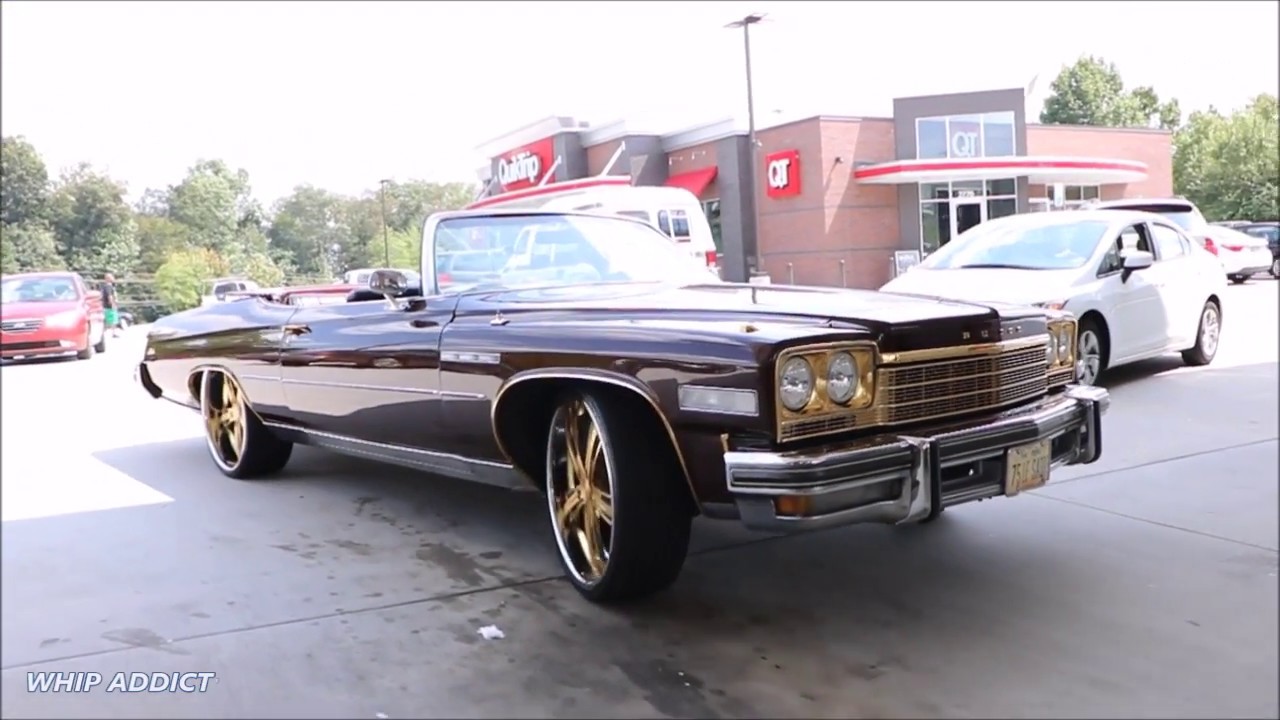 whipaddict 75 buick lasabre convertible on gold dub malice 26s gold trim nice interior youtube whipaddict 75 buick lasabre convertible on gold dub malice 26s gold trim nice interior