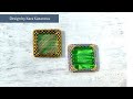 Bezel No. 3 | 20x20x4 tile bezelling tutorial | Beaded Cabochon