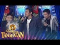 Tawag ng Tanghalan: Hurados Rico J. Puno, Gary V., and Ogie Alcasid sing a song for TNT contenders