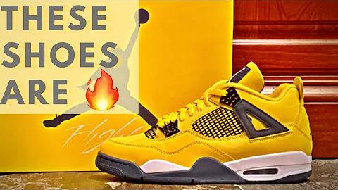 Jordan 4 Retro "Lightning" (UNBOXING/ON-FOOT + RESELLING)