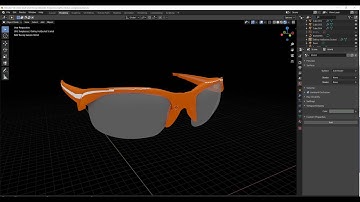 Sunglasses Tutorial Blender 2.8 | Part 2 | Mirror Modifier and Subdivision Modifier