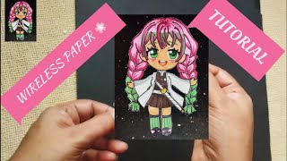 🌸Wireless Paper Doll 🍡MITSURI KANROJI 🍡 Demon Slayer🌸DIY Make at home🌸WASU ART PAPER DOLL💗