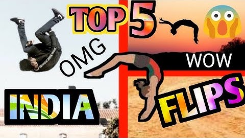 5 cool flips on grass-you can learn every we