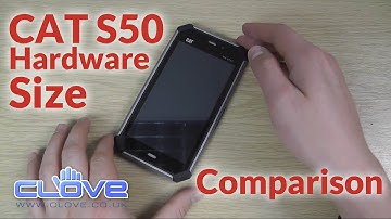 Cat S50 Hardware Size Comparison