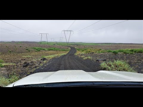 F338 – Skjaldbreiðarvegur – in fog and rain, F-roads, Iceland 4K — Skjaldbreiðarvegur, Iceland — video poster