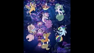 [Speedpaint] Future mane 6 as seaponies (Mega speedpaint!)