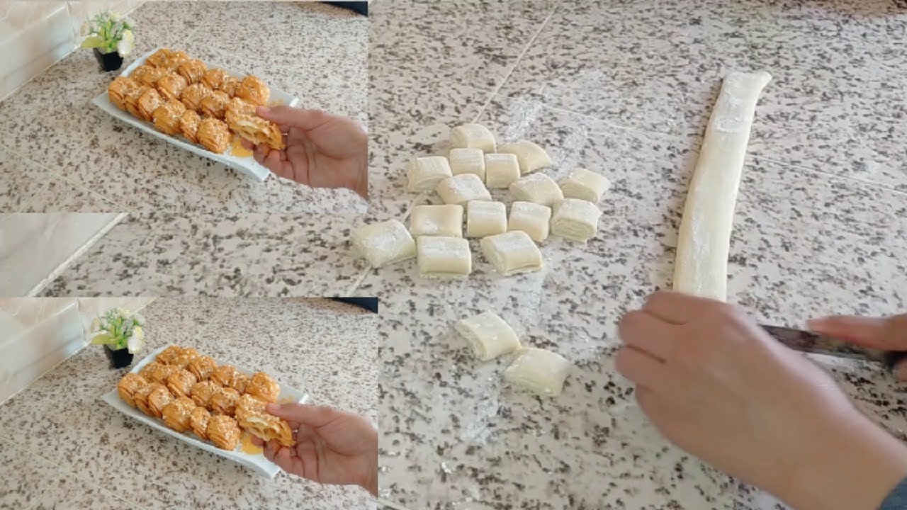 بزلافة الدقيق حضري رغيفات العيد معسلين و مورقين و مقرمشين حضريهم دفعة واحدة