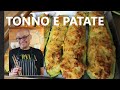 ZUCCHINE TONNO E PATATE SENZA FORNO in padella o anche nel forno zucchine ripiene tonno e patate