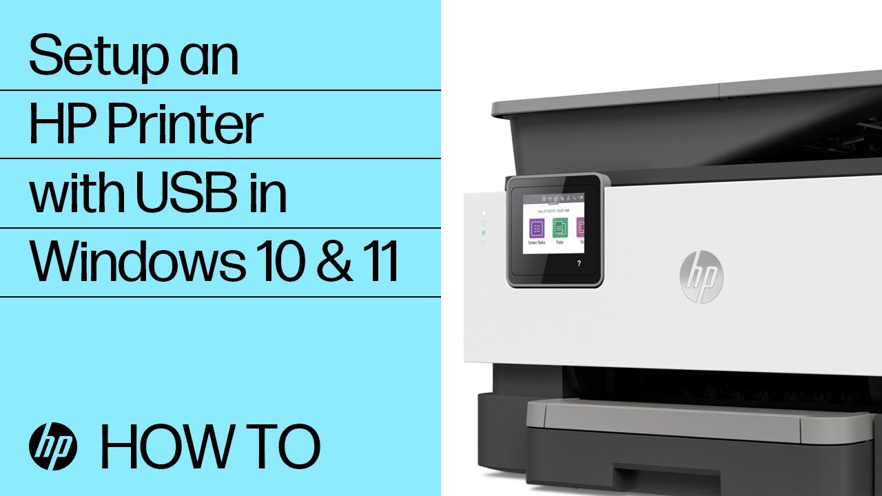 How to Set Up an HP Printer using a USB Connection in Windows 10 or 11