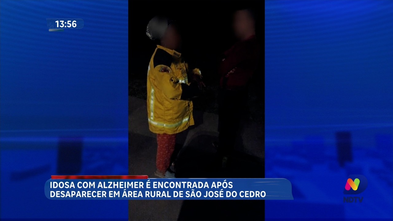 Operação de busca mobiliza equipes após desaparecimento de idosa