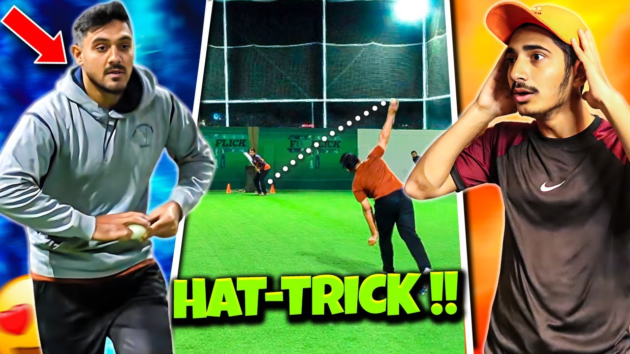 The CRAZIEST HATTRICK in Indoor Cricket You Will Ever See 🔥Defending Low Score Total