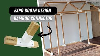 Expo Booth Design – Topclamp Bamboo House | Modular & Sustainable Exhibition Stand