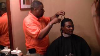 Celebrity Barber of Award Winning Barbershop "The Fade Shop" Gives Chris Bosh a New Look......