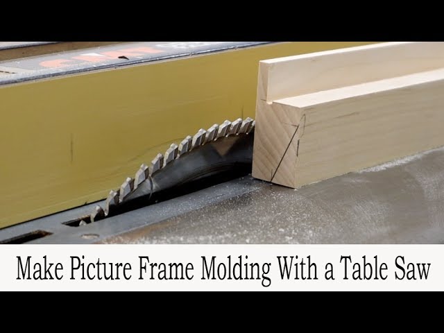 Simple Picture Frame Jig For Your Mitre Saw 