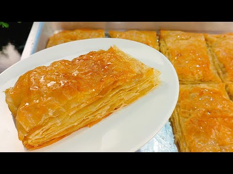 فكرة جبارة للفطير الحلو الحادق وبسبب السائل اللي هنضيفةهيطلع زى الجلاش تعدية بالورقة