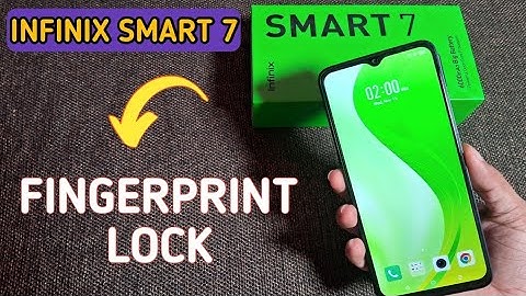 infinix smart 7 how to fingerprint lock, infinix smart 7 fingerprint settings
