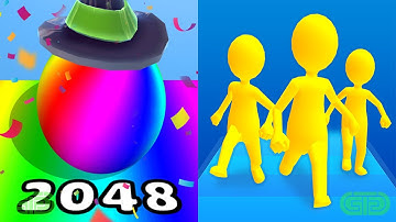 Ball Merge 2048 Vs Join Clash Android iOS Mobile Gameplay Walkthrough 20226