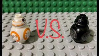 Bb-8 V.s. Bb9-E Lego Star Wars Stop Motion