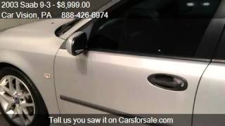 2003 Saab 9-3 4DR SDN VECTOR EDITION LEATHER MOONROOF ALLOYS