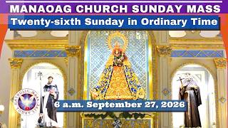Catholic Mass Our Lady Of Manaoag Church Sunday Mass Today September 27, 2026 6 A.m. Live Mass