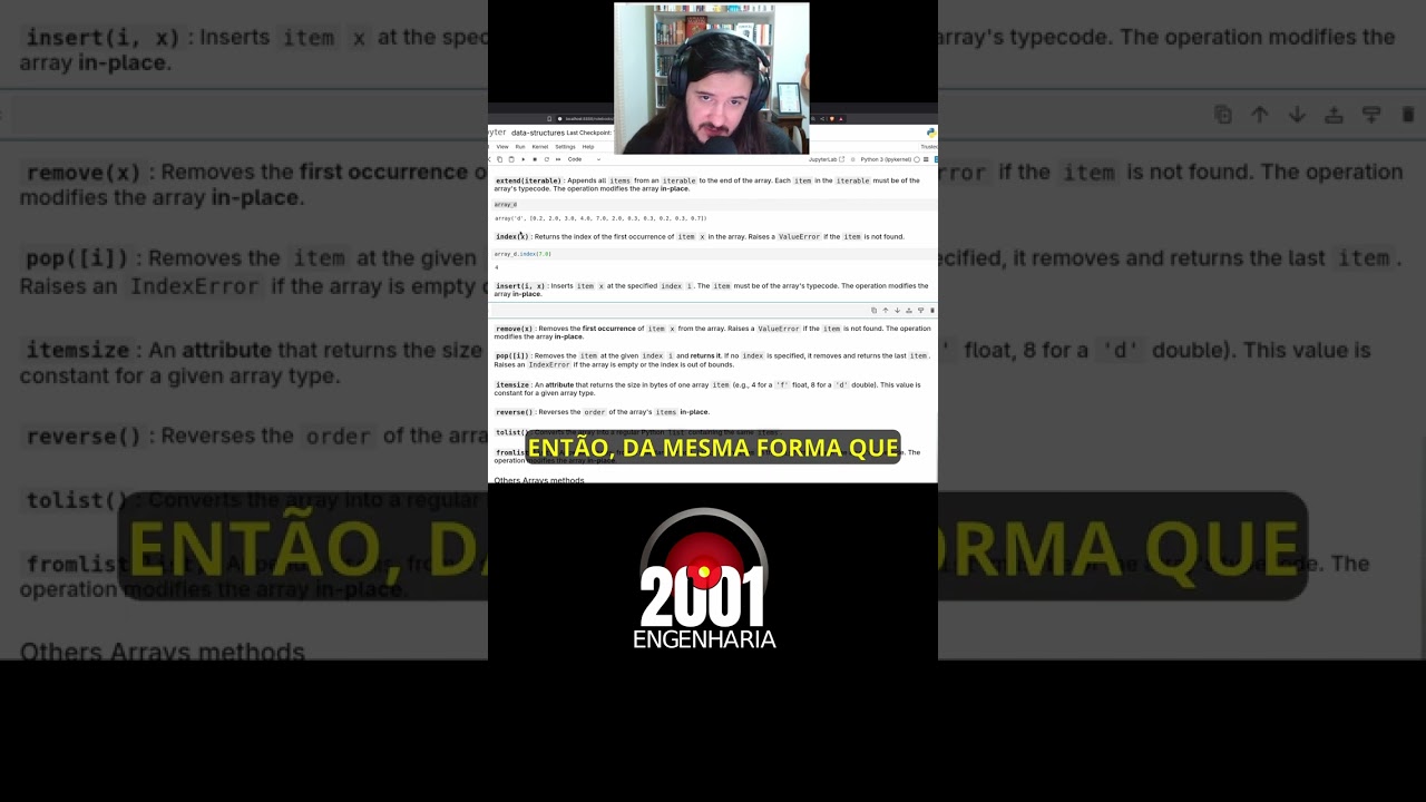 Utilizando métodos em Arrays no Python, apeend, remover elementos