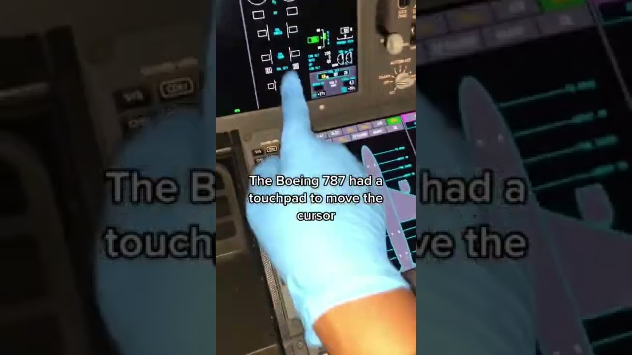 Airbus A350 vs B787 cursor control 