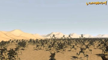 Arachnids Warriors - Fun with LightWave Instance