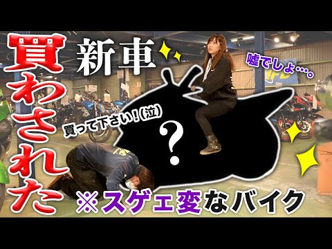 新年早々、スゲェ変な新車バイク買わされた独身女..【購入】