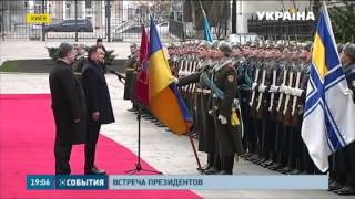 Президент Польши Анджей Дуда с официальным визитом в Украине