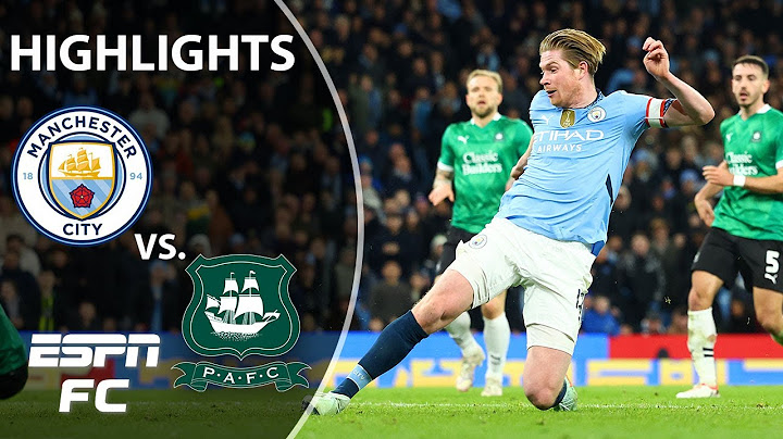 🚨 QUARTER-FINAL BOUND 🚨 Manchester City vs. Plymouth Argyle | FA Cup Highlights | ESPN FC
