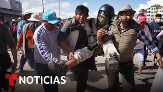 Ya van al menos 18 muertos y 70 heridos por las protestas en Perú | Noticias Telemundo