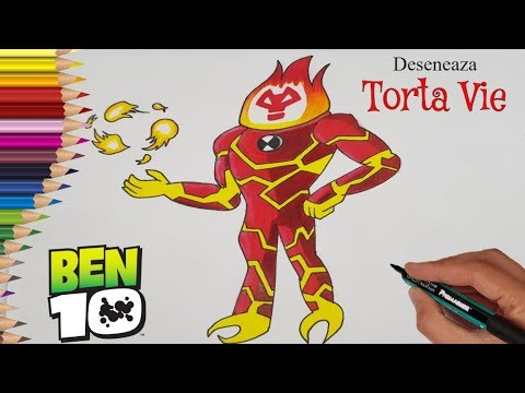 🔥Desene Animate | Cum se deseneaza Torta Vie | Ben 10🔥