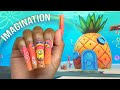 Watch Me Do My Nails! Hand Painted Character Nail Art Tutorial | SpongeBob