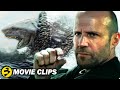 Meg 2 the trench 2023 3 clips  jason statham megalodon movie