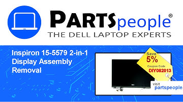 Dell Inspiron 15-5579 2-in-1 (P58F001) Display Assembly How-To Video Tutorial